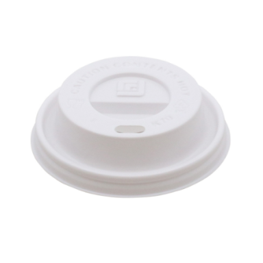 Dangtelis pop. puodeliui, baltas, 90mm (100vnt) Dangtelis pop. puodeliui, baltas, 90mm (100vnt)