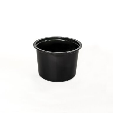 Juodi PP dubenėliai 500ml (500vnt/dėž) Juodi PP dubenėliai 500ml (500vnt/dėž)