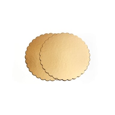 Karpytas auksinis padėklas 240mm (92) Karpytas auksinis padėklas 240mm (92)