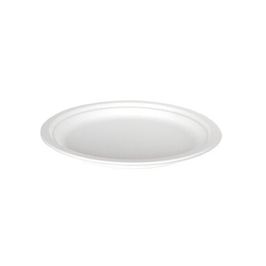 Lėkštės iš cukranendrių 23 cm (10x50) 3226 Lėkštės iš cukranendrių 23 cm (10x50) 3226