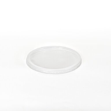 PP dangteliai nuo juodo dubenėlio 500ml (500vnt/dėž) PP dangteliai nuo juodo dubenėlio 500ml (500vnt/dėž)