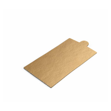 Stačiakampis auksinis padėkliukas 9x5cm (200) Stačiakampis auksinis padėkliukas 9x5cm (200)