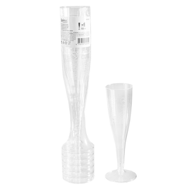 Taurės šampanui 100ml (20) (6 vnt/pak) Taurės šampanui 100ml (20) (6 vnt/pak)
