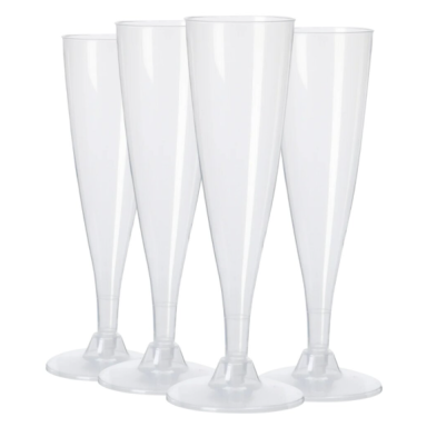 Vienkartinės taurės šampanui PS 100ml (10) Vienkartinės taurės šampanui PS 100ml (10)