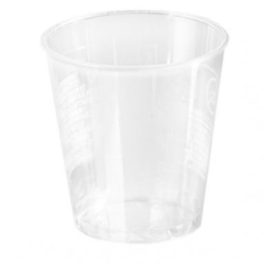 Vienkartiniai stikliukai skaidrūs (24), PS 50ml, 4,5x5cm Vienkartiniai stikliukai skaidrūs (24), PS 50ml, 4,5x5cm